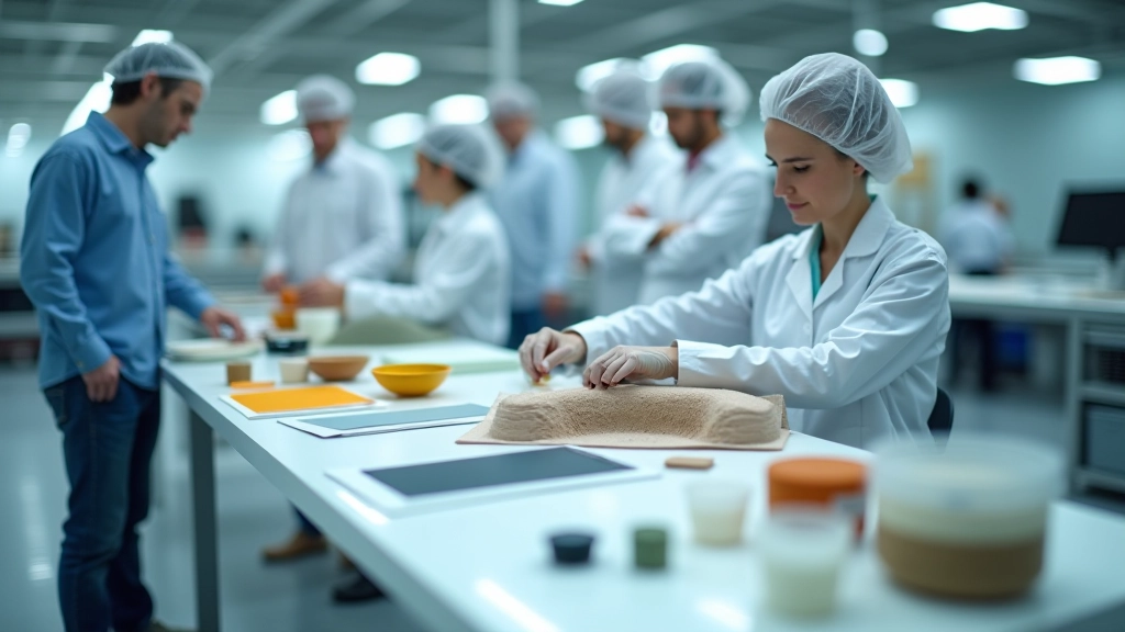 Tvarusios medžiagos laboratorijoje – biosintetiniai dažai ir atkartotinai naudojamos plastikos mėginiai